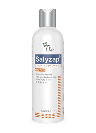 Salyzap Body Wash for Body Acne | Salicylic Acid Body Wash, 2% Salicylic acid, 1% Azelaic acid, 0.1% Tea tree oil