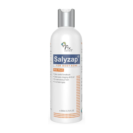 Salyzap Body Wash for Body Acne | Salicylic Acid Body Wash, 2% Salicylic acid, 1% Azelaic acid, 0.1% Tea tree oil