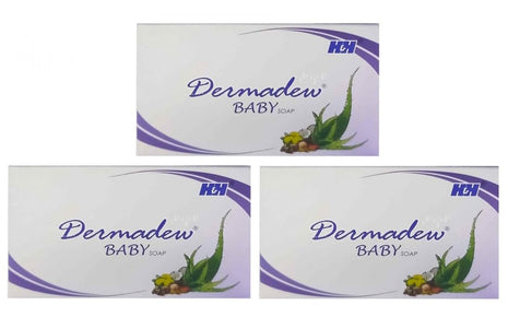 Dermadew baby soap pack of 3