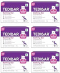 Tedibar Baby Bathing Bar, 75 g Each - Pack of 6