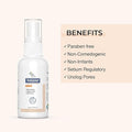 Salyzap Body Acne Spray For Acne on Back, Shoulders, Neck & Chest to improve Breakouts & Uneven skin texture for Women & Men - 50ml
