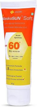 Maskosun soft spf 60 sunscreen gel 50g pack of 2