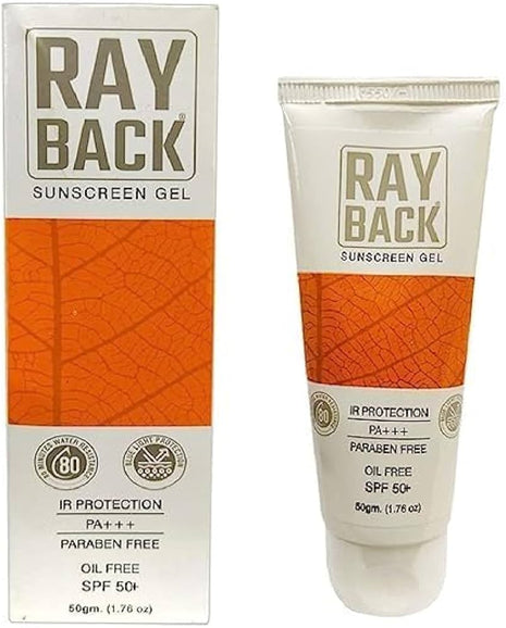 Rayback sunscreen gel 50g pack of 2