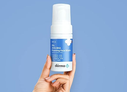 The Derma Co 3% AHA + BHA Foaming Daily Face Wash 100ml