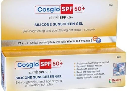 Cosglo Spf 50+ Silicone Sunscreen Gel 50G