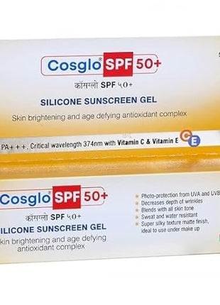 Cosglo Spf 50+ Silicone Sunscreen Gel 50G