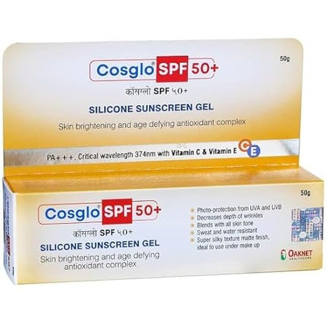 Cosglo Spf 50+ Silicone Sunscreen Gel 50G