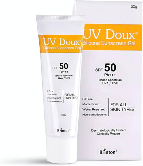 Brinton UV Doux sillicone sunscreen spf 50 gel 50g