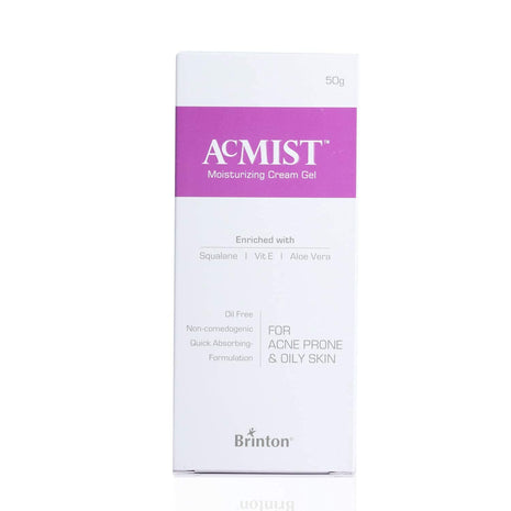 AcMist Moisturizing Cream Gel, 50 gm | brinton