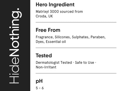 Minimalist Multi Peptide Night Face Serum for Ageless Younger Skin