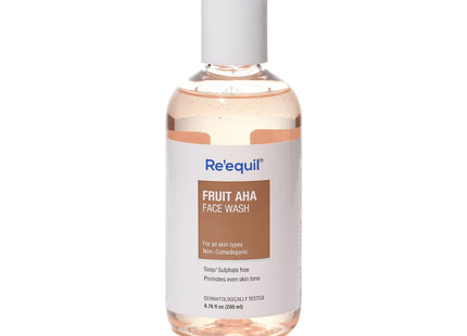 RE' EQUIL Fruit AHA Face Wash for Skin Brightening - 200ml