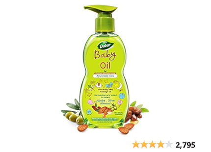 Dabur Baby Oil 200ml pack of 2
