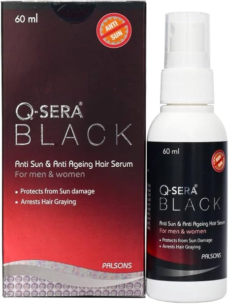 qsera black hair serum