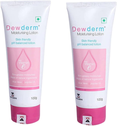 Dewderm moisturising lotion 100ml pack of 2