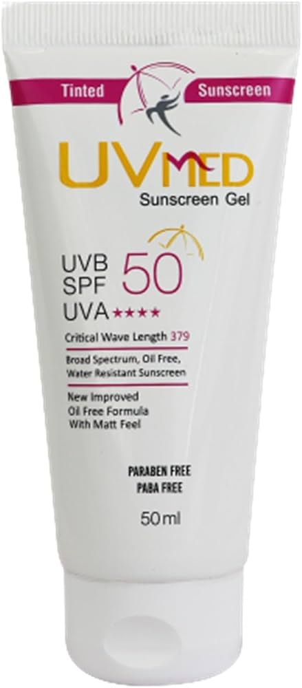 UVmed sunscreen gel 50ml