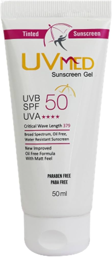 UVmed sunscreen gel 50ml pack of 2