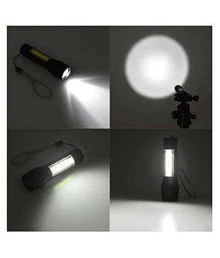 Led torch Small size Black Colored, 350 Lumen