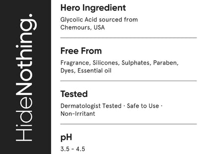 Minimalist 7% Ala & Aha Brightening Face Wash With Vitamin B5 For Hydration, Glycolic Acid For Exfoliation & Alpha Lipoic Acid For Glowing Skin | For Men & Women, 100 Ml