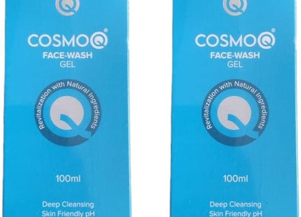 Cosmoq face wash gel 100g pack of 2