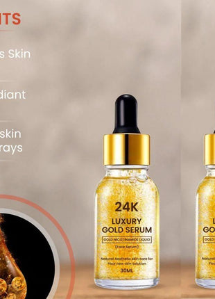 24k Luxury gold serum pack of 2 (30 ml)