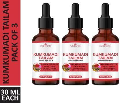 Park Daniel Kumkumadi Face Oil For Skin Lightening & Anti Aging (Pack of 3)