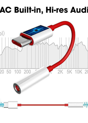 Type C to 3.5 mm Jack Audio Connector