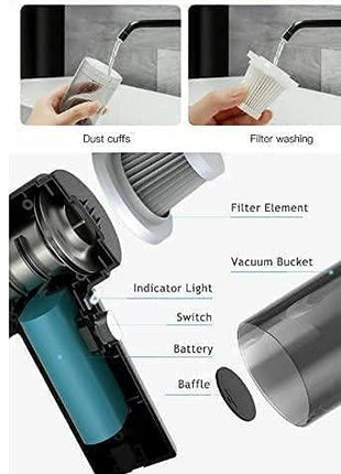 Portable Air Duster Wireless Vacuum Cleaner