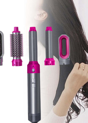 Muti-Functional 5 IN 1 Hair Styling Tool Detachable Hot Air Brush Hair Dryer with Comb