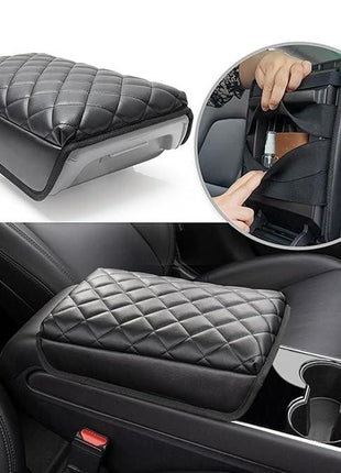 Leather Waterproof Armrest Seat Box Cover Pad Protector