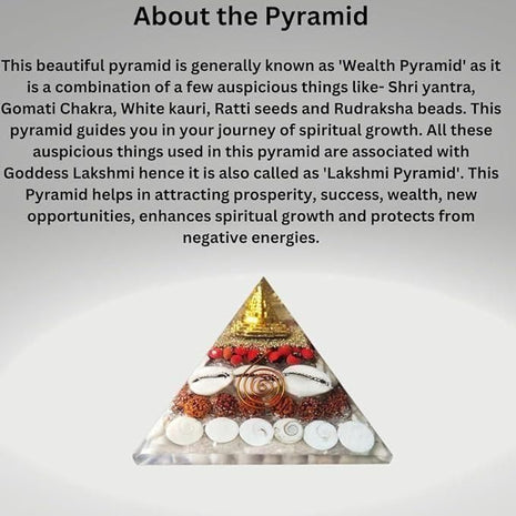 Gomti Chakra Original Shree Yantra Pyramid for Wealth and Prosperity Feng Shui vastu Items for Home for Good Luck Item Positive Energy Size 2.5-3 inch