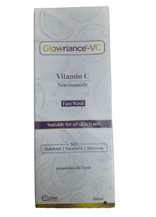 glowriance vc face wash 100ml