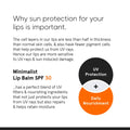 Minimalist Spf 30 Lip Balm With Ceramides & Hyaluronic Acid | Lip Protection & Nourishment | For Women & Men | 8 Gm