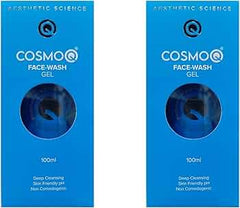 Cosmoq face wash gel 100g pack of 2
