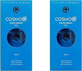 Cosmoq face wash gel 100g pack of 2