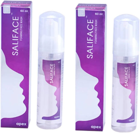 Saliface foaming face wash 60ml pack of 2