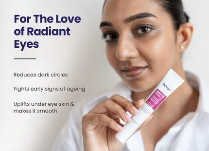 RE' EQUIL Under Eye Cream for Dark Circles, Wrinkles, Puffy Eyes, and for all skin types - 20g