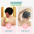 Body Scrubber with Soap Dispenser Brush, Silicone Exfoliating Brushes, Soft Body Exfoliator, Bath Loofah for Babies, Kids, Women, Men and Pets (Multicolor) - Pack of 1
