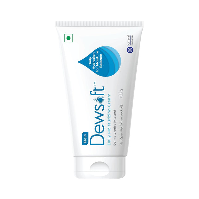 Dewsoft Moisturising Cream 150g with Coconut & Aloe for Daily Hydration