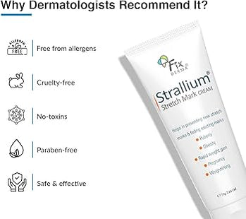 Strallium stretch mark cream 75g pack of 2