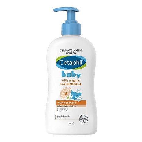 Cetaphil Baby Wash & Shampoo with Organic Calendula (400ml)