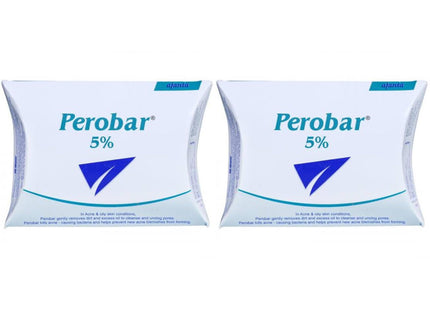 Perobar 5% Soap 75g pack of 2