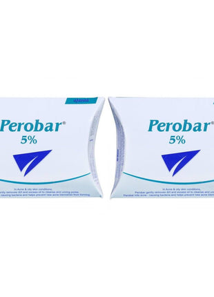 Perobar 5% Soap 75g pack of 2