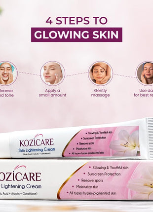 Kozicare skin lightening cream 15g