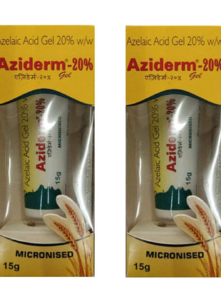 Micro aziderm 20 gel 15g (pack of 2)