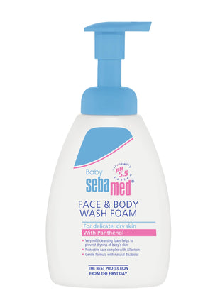 SEBAMED BABY FACE AND BODY FOAM 400ML