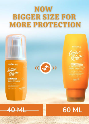 Yuderma Eclipse Solaire Mattifying Sunscreen For Normal Skin Type Spf 50 Pa+++, 60Ml