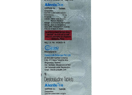 Canixa Alenix 10mg 1x10T 3strip