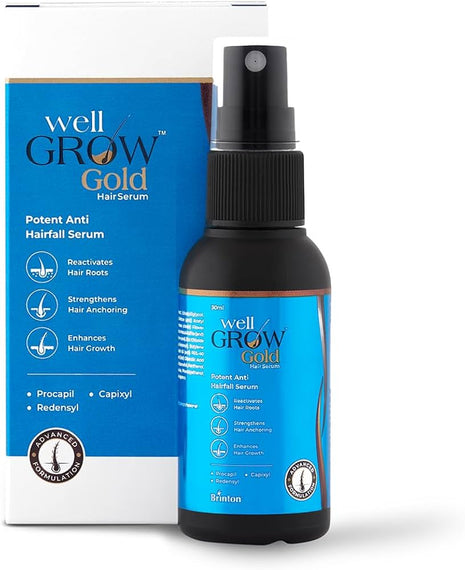 Well grow gold hair serum 60ml