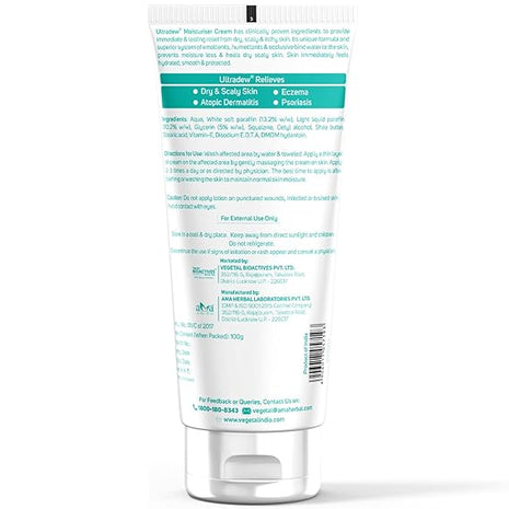 Vegetal Ultradew Moisturising Cream for Dry Skin 100gm.