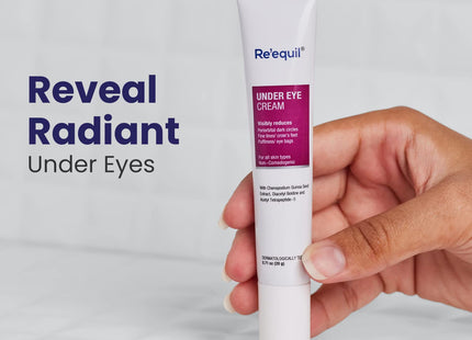 RE' EQUIL Under Eye Cream for Dark Circles, Wrinkles, Puffy Eyes, and for all skin types - 20g